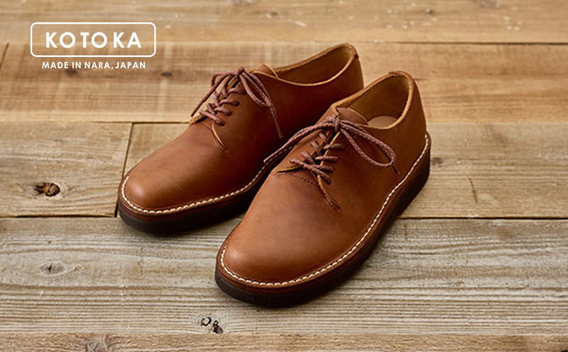 KOTOKA ( コトカ ) 紳士靴 一枚革 ダービー KTO2006 26.0cm ( ライトブラウン ) 【 ファッション 靴 シューズ 雑貨 日用品 牛革 】 【 お洒落 レザーシューズ 快適 メンズ 】