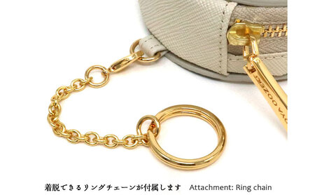 【文庫屋大関】マカロンポーチ 梅花（メイホア）【皮革工芸品】 ポーチ ミニポーチ 小物入れ アクセサリー入れ イヤホン入れ 収納 保管ケース 手のひらサイズ  本革 革 皮革 工芸品 工芸 雑貨 ギフ