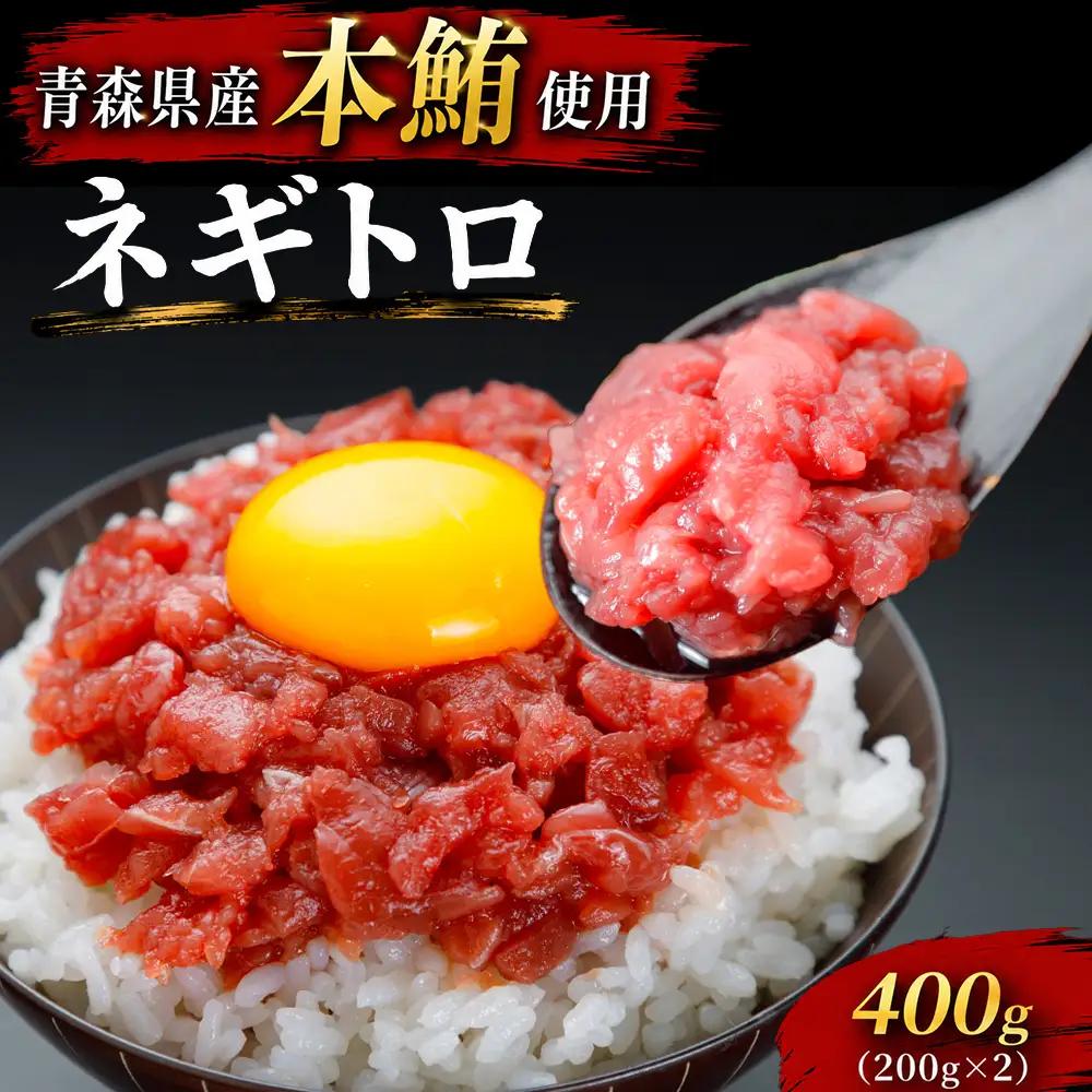【ふるさと納税】本マグロ ネギトロ 400g（200g×2P) 鮮魚 海鮮 本鮪 マグロ ふるさと納税 マグロ マグロネギトロ ねぎとろ マグロ刺身 刺身 むつ市　ふるさと納税 魚介 海の幸 海産物