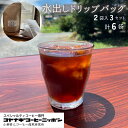 【ふるさと納税】スペシャルティコーヒー 水出しドリップバッグ 2袋入 × 3セット 計6袋 コーヒー ドリップコーヒー 珈琲 水出し アイスコーヒー 本格 コヤナギゴーヒーニッポン 送料無料 東松山 埼玉県