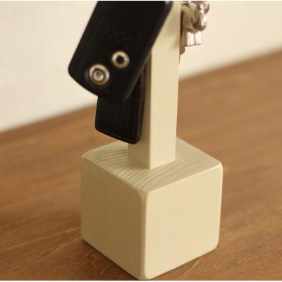 ふるさと納税 美幌町 木と真鍮のキースタンド アンティークホワイト【申込後に製作いたします】 |  | 03