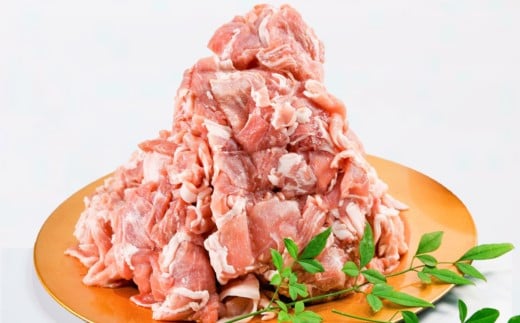 宮崎県産豚肉3種セット 合計3.8kg 小分けパック(小間切れ・豚バラ・豚ロース)<1.6-31>豚肉 ポーク 大容量 小分け 宮崎県西都市