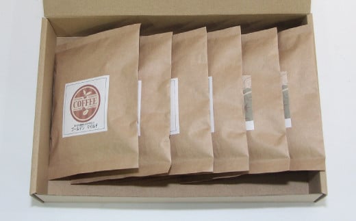 コーヒーマイスター監修 新鮮珈琲 粉 タイプ 3種 6パック セット