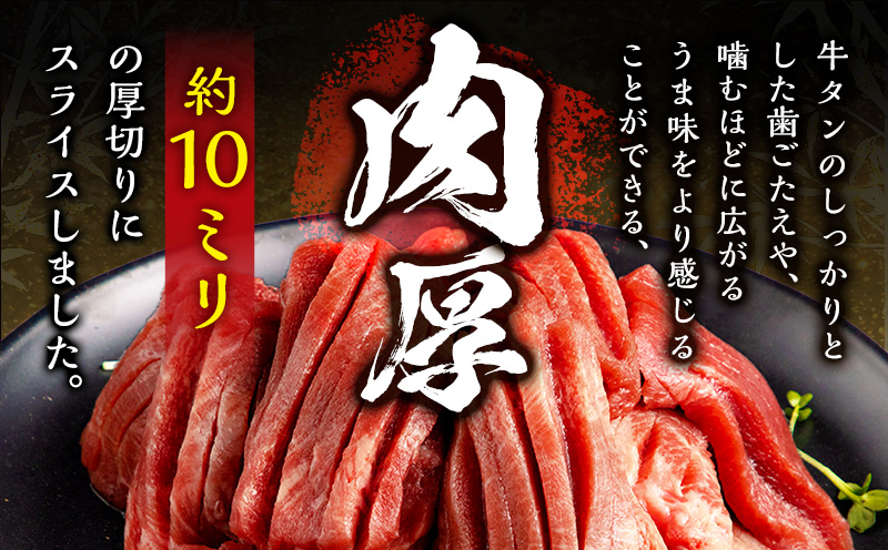 厚切り 牛タンスライス 塩味 合計1kg_M144-017