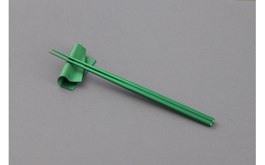 irogami 箸・箸置きセット ディープグリーン FC014098