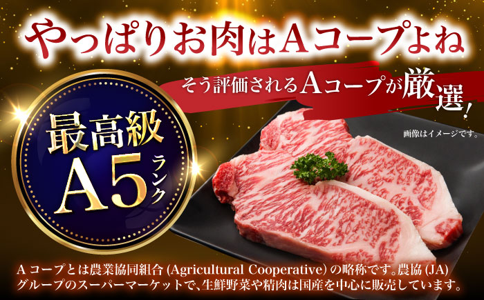長崎和牛サーロインステーキ(200g×6枚) / 国産 牛 牛肉 ステーキ 厚切り / 諫早市 / 長崎県央農業協同組合　Aコープ本部 [AHAA011]