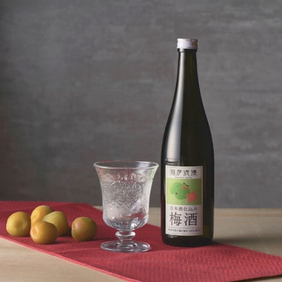 弥彦浪漫 梅酒720ml1本 ＜弥彦村産 越の梅 100%使用＞日本酒仕込み ギフト 新潟県 弥彦村【1380976】