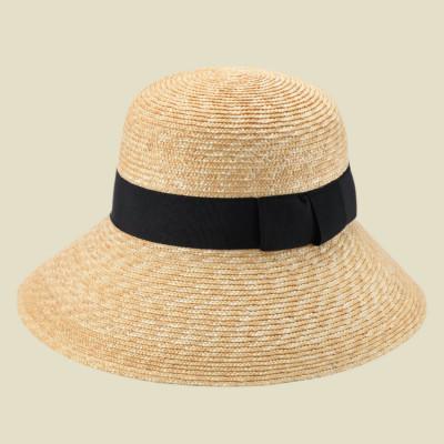 ふるさと納税 春日部市 春日部市伝統工芸品 田中帽子店　麦わら帽子　ステラ　頭囲57.5cm(UK-H121-NA-M)