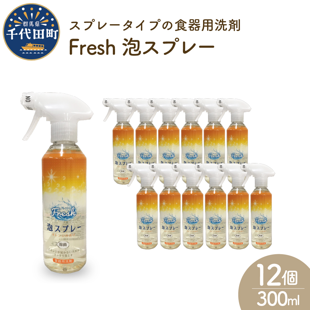 食器用洗剤 Fresh泡スプレー 本体 〈マルフクケミファ〉 ch024-010t020_イメージ1