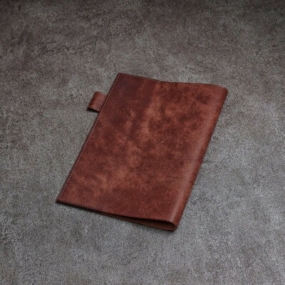 【ふるさと納税】【A5サイズ】本革手帳・ノートカバー/イタリアンレザー・プエブロ(タバコ/茶)【1561677】