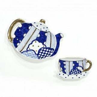 有田焼 田清窯 矢羽根丸紋プレートセット 24to3 西富陶磁器 A35-267_イメージ2