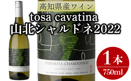 ワイン 人気 白 高知県産ワイン tosa cavatina 山北シャルドネ2022 (750ml×1本)【白ワイン 高知県産ワイン 山北ワイン ワイン】 iw-0004