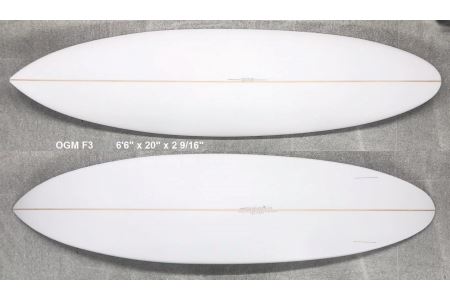 002-5　小川　昌男シェープ　Restart サーフボード（リスタートサーフボード）　超軽量EPS製ミッドレングスモデル