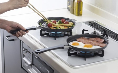 IH対応お好み焼き・ホットケーキパン IH対応 キッチン用品 フライパン 燕三条製  【011S092】