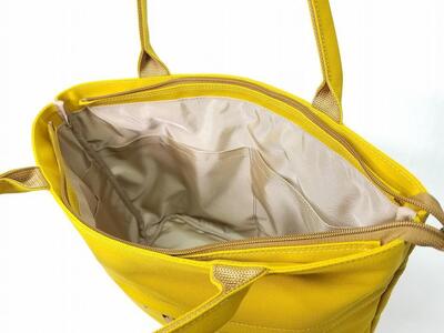 【いちひこ帆布】 ライントート/イエロー