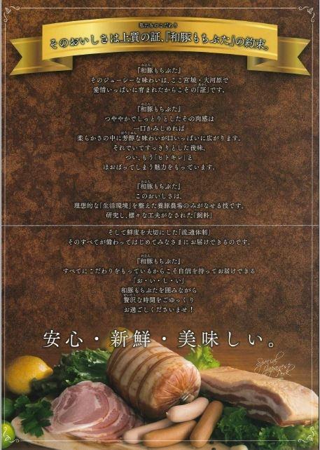 豚肉 和豚もちぶた 加工品6種詰合せ ( ボンレスハムブロック & ゴロゴロベーコン & ボロニアソーセージ & サラミ & 煮豚 & 角煮 ) × 各1パック