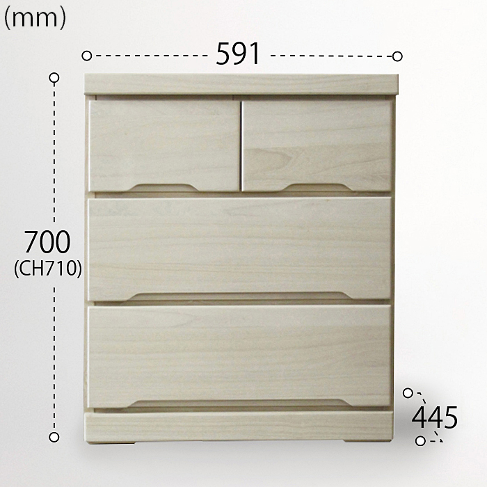 60-3LC収納家具（白）【諸富家具】：B790-003