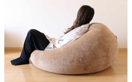 【特大ビーズソファ】DaractionⅢ　ベージュ（44-32）