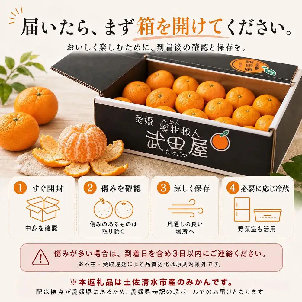 温州みかん 訳あり 1kg 傷み補償 300g 柑橘 果物 フルーツ 不揃い オレンジ 訳アリ 蜜柑 果実 みかん 極早生 早生 晩生 光センサー選果 みかん職人武田屋 高知県 土佐清水市【R0178