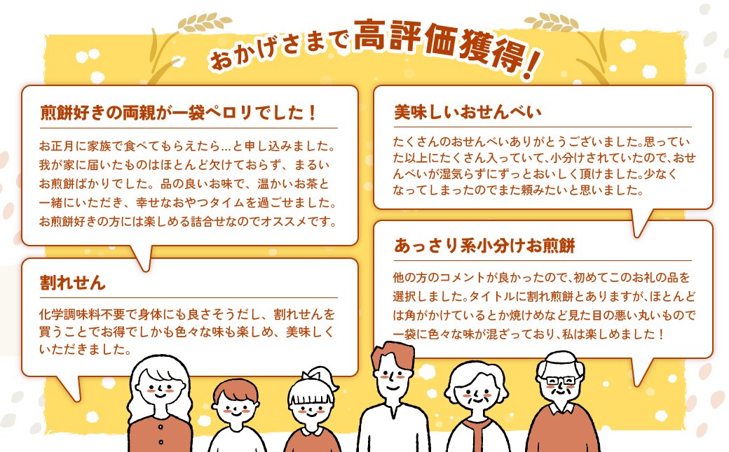 煎餅 せんべい おせんべい 訳アリ お菓子 和菓子 小分け 食べ比べ