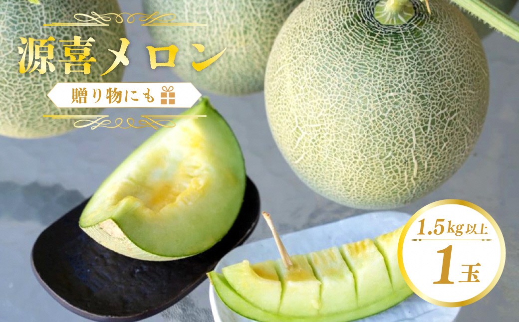 【先行予約】野木源の源喜メロン 1玉入り（2026年7月下旬～発送） ふるさと納税 メロン 果物 フルーツ めろん melon meron 京都 丹後 2026 2026年 農家応援 生産者応援 送料無料　NO00016