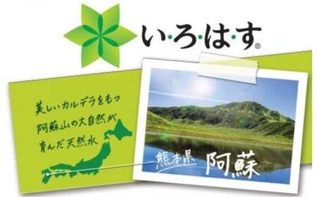 【3ヶ月定期便】い・ろ・は・す 阿蘇の 天然水 2L×6本＋540ml×24本 各1ケース 計90本 ／ いろはす ミネラルウォーター 水 飲料水 ペットボトル 熊本県 合志市