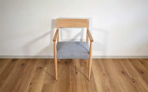 ダイニングチェア肘有 カバーリング仕様 O-036ACC HOKKAIDO WOOD 家具 ダイニング 椅子 いす イス F6S-569