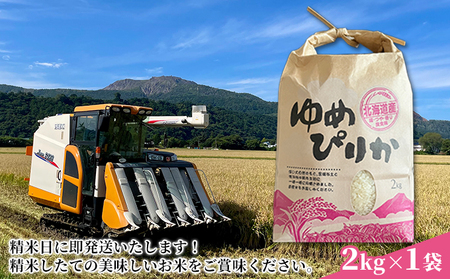 【令和5年度】 北海道 伊達産 ゆめぴりか 2kg 精米