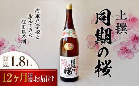 【全12回】日本酒 同期の桜上撰1.8L 日本酒[XAF043]