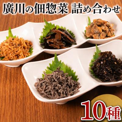 ふるさと納税 松原市 廣川の惣菜のような佃煮「佃惣菜」佃煮　10種詰合せ