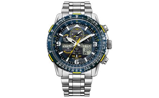 【期間限定(12/25～1/31)寄附額】シチズン 腕時計 プロマスター JY8078-52L CITIZEN 時計 SKY 岩手県 北上市 U0078 Promaster Blue Angels プロマスター エコ・ドライブ 20気圧防水光発電約3.5年 発電 日中米欧電波受信 贈り物 記念日ギフト 父の日 母の日 結婚祝い 結婚記念日 お祝い 高額返礼品