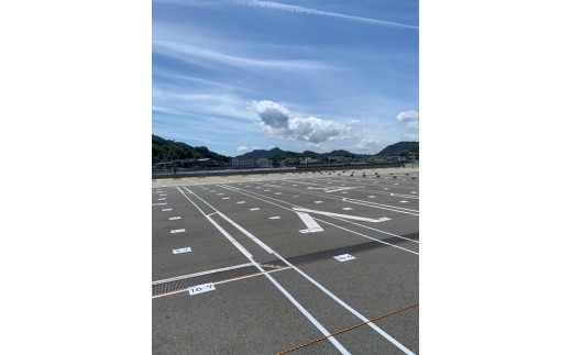 おのみち住吉花火まつり2026　花火応援席駐車場マス席（最大４名様分）