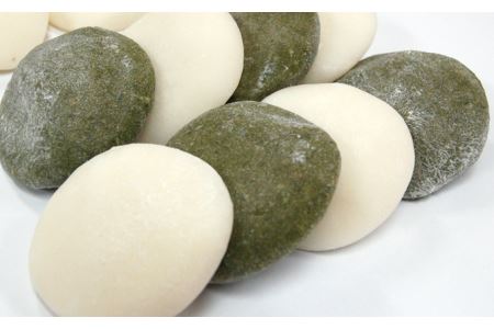 邑南町産杵つき餅　詰合せ（白、よもぎ）