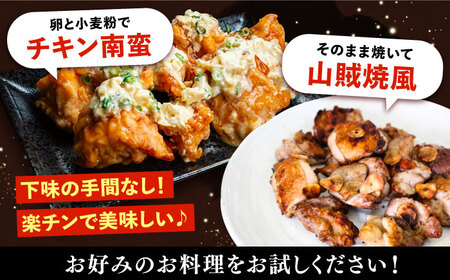 【全12回定期便】お肉屋の唐揚げ 1kg 九州産若鶏モモ肉・ニンニク使用[VAJ015] 鶏肉 からあげ