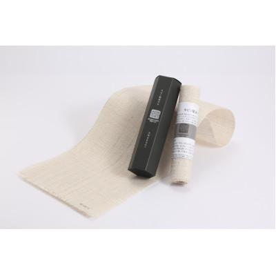 ふるさと納税 浜田市 絹浴用タオル「キビソ肌友だち」ソフトLサイズ