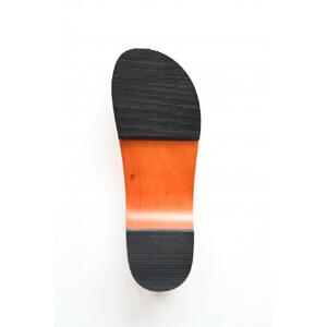 下駄　hitete 6.5cm KC-26 畳縁・ターコイズ/ワイン Lサイズ