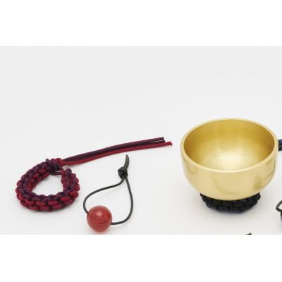 ふるさと納税 高岡市 【高岡銅器】オトノスイッチ組紐座付　光彩　カーネリアン