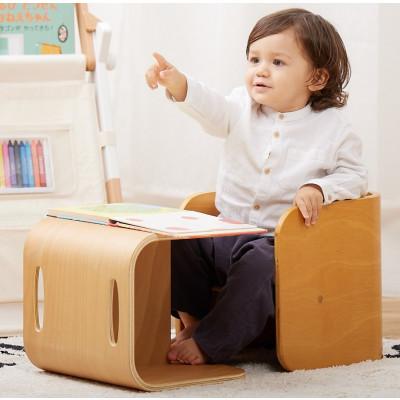 ふるさと納税 川西市 HOPPL(ホップル) オリジナル商品　コロコロチェア(IV)　専用チェアパッド(ミルクティー)付き |  | 01
