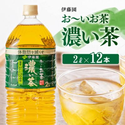 ふるさと納税 川南町 伊藤園　お〜いお茶　濃い茶2L×12本