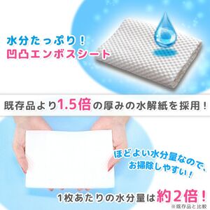 ＧＮ超厚流せるトイレクリーナー大判（１２枚×２パック）×40袋