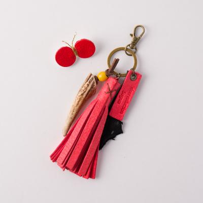 ふるさと納税 宍粟市 鹿革コレクション「生きた証」紅3点セット　AN14 |  | 03