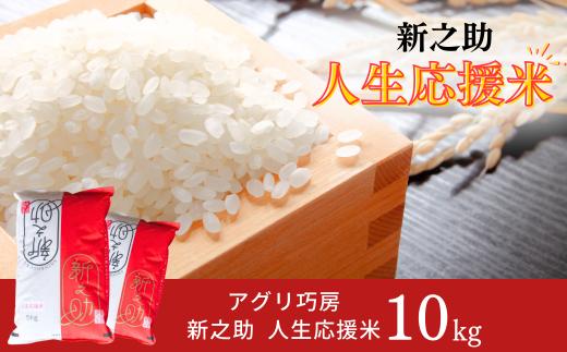 新之助人生応援米10kg（5kg×2） 令和7年産 新之助 白米 【024S033】