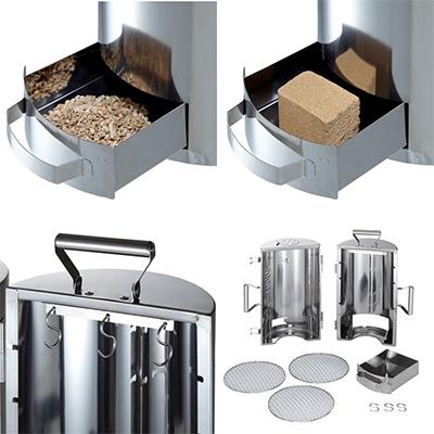 ふるさと納税 城陽市 LOGOSの森林 スモークタワー 熱源不要!キャンプやアウトドアで大活躍の燻製機!　81066000 |  | 02