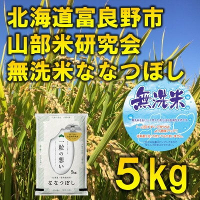 【ふるさと納税】【毎月定期便】特A受賞!富良野市産ななつぼし 無洗米 5kg全6回【4075640】