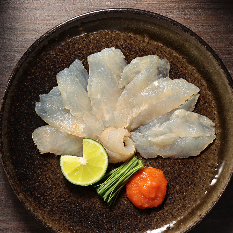 ＜紀伊長島＞「かわはぎ」　刺身（スライス済）20gx5（計100g）