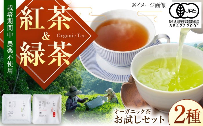 
                  紅茶 べにふうきを気軽に試せる オーガニック和紅茶＆緑茶お試しセット (2種 各1個 計2個セット) ／ べにふうき 和紅茶 緑茶 お試し セット 内子町 国産 オーガニック 有機 愛媛 ふるさと納税 お取り寄せ ギフト 特産品 四国 詰め合わせ 愛媛県 内子 返礼品 お礼 産地直送 贈り物 【にのらく茶園】 [BKBR005]
                