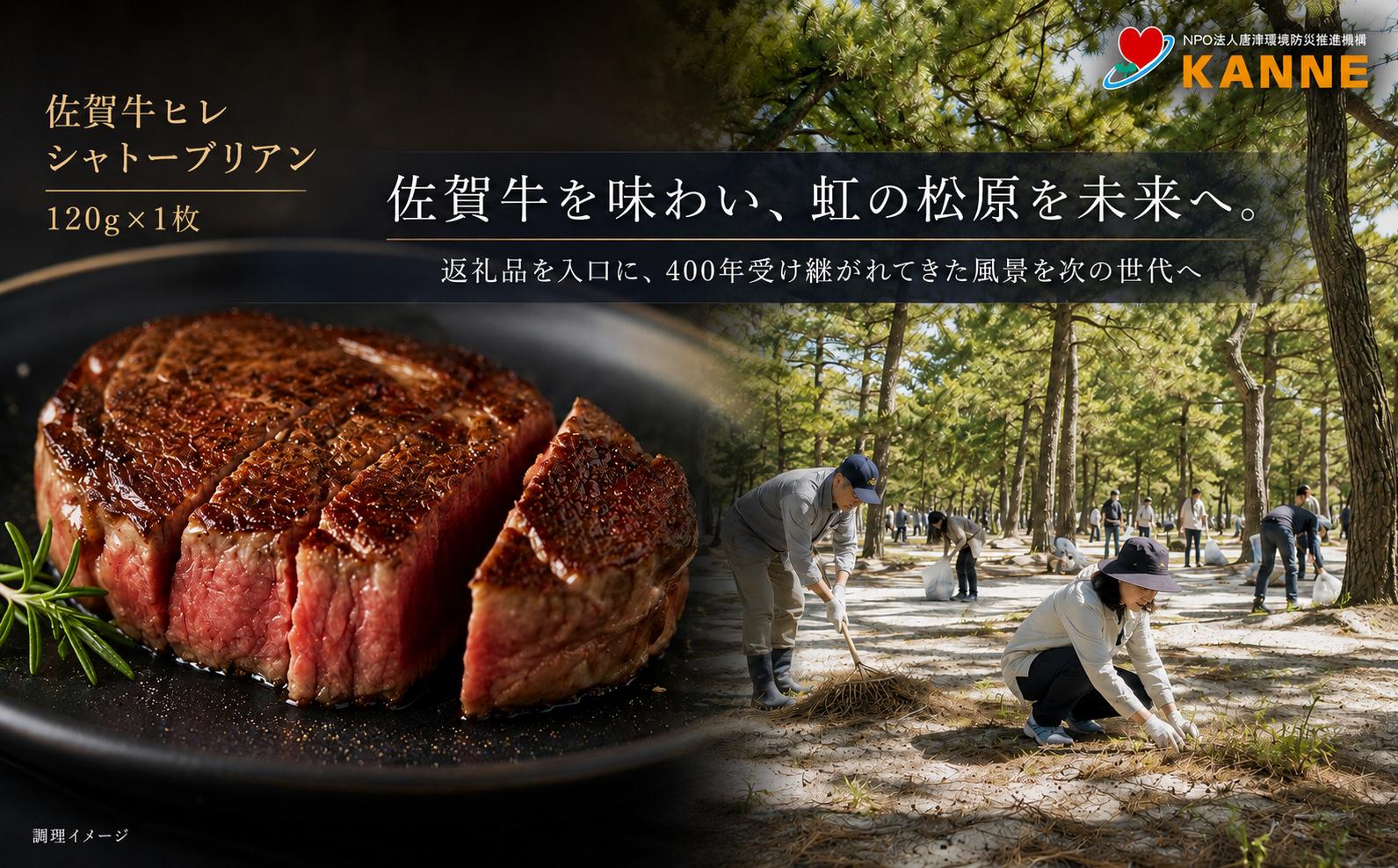 
                  佐賀牛ヒレ シャトーブリアン120g
                