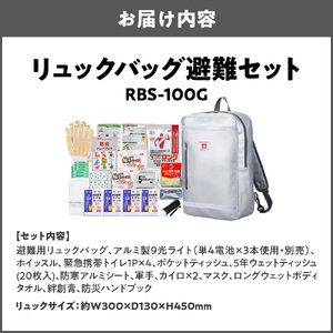 リュックバッグ避難セット RBS-100G_OS027-0037