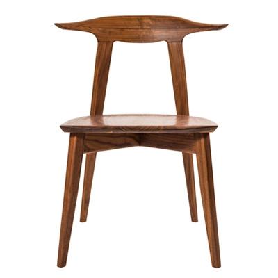 ふるさと納税 武蔵村山市 【KOMA】Sim arm chair　デザイン、座り心地共に認められた椅子【ウォールナット】