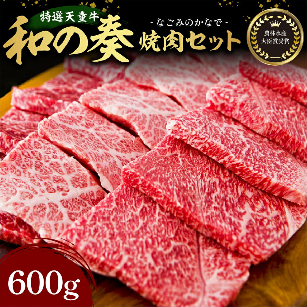国産のエサのみで育てた特選天童牛"和の奏"焼肉セット500g【山形県 天童市】